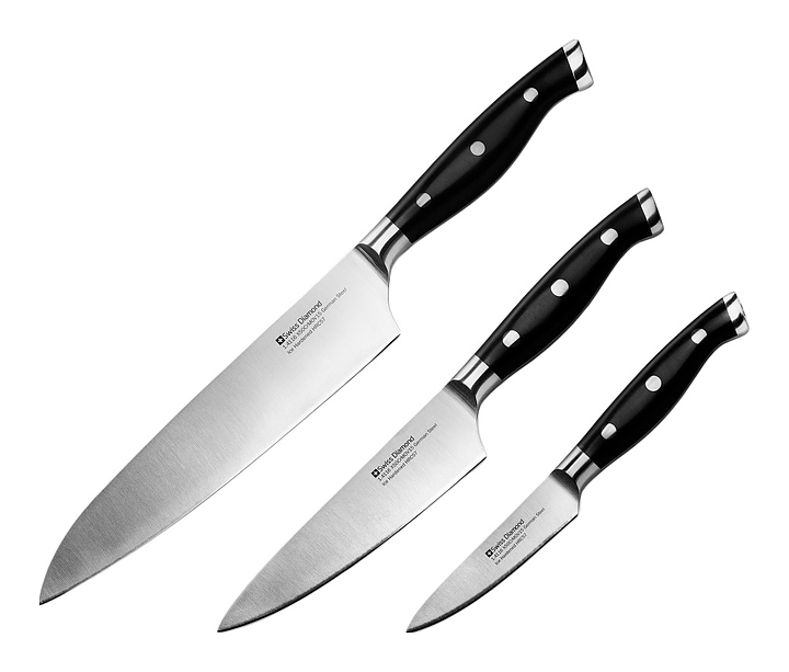 Набор ножей кухонных Swiss Diamond SDPKSET03 (3 штуки)