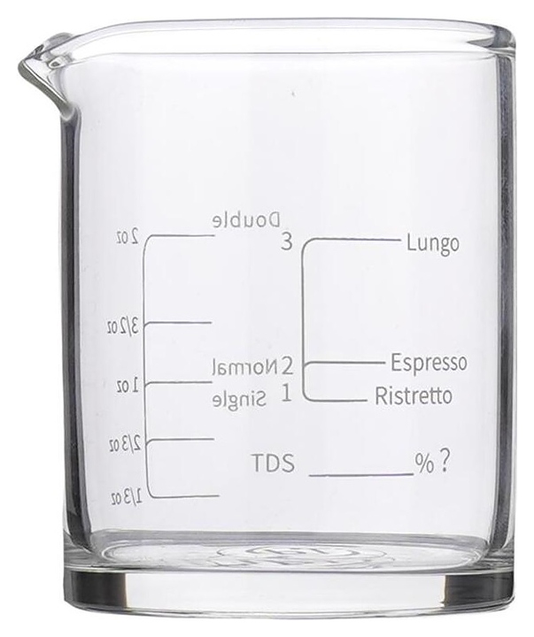 Мерный шот для кофе P.L. Barbossa 81280379 100 мл 5х5,9 см h=6,4 см (стекло)