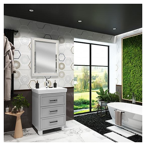 Гарнитур напольный OPADIRIS Вегас 60, 3 предмета, белый