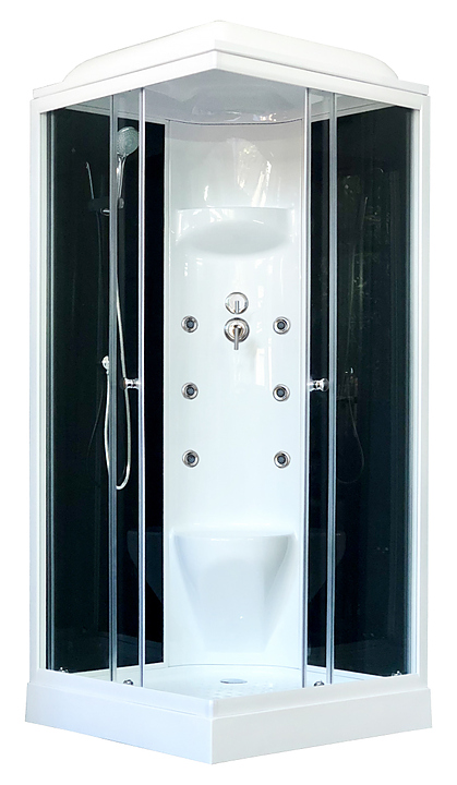 Душевая кабина с гидромассажем Royal Bath RB80HP7-BT 80х80 см