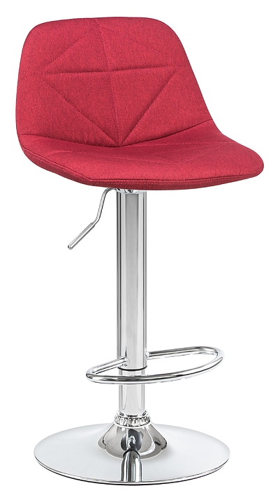 Стул барный DOBRIN 2035-LM DINA (бордовый, хром)