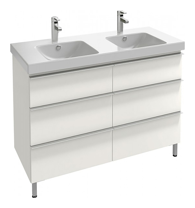 Тумба Jacob Delafon ODEON UP EB995-N18 117 см, белая блестящая