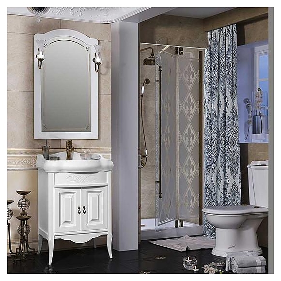 Гарнитур напольный OPADIRIS Лоренцо 60, 4 предмета, белый матовый