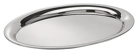 Поднос для подачи APS 78579 26,5х19,5 см (нерж. сталь) овальный