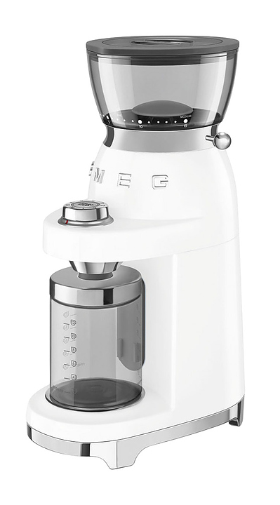 Кофемолка SMEG CGF03WHEU 150 Вт белый, глянцевый