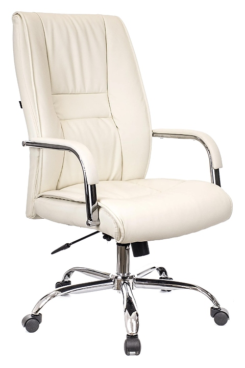 Кресло руководителя Everprof Kent TM экокожа, кремовое