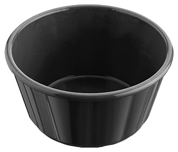 Соусник Gastroplast GS-08 130 мл d=85 мм h=45 мм (поликарбонат) черный