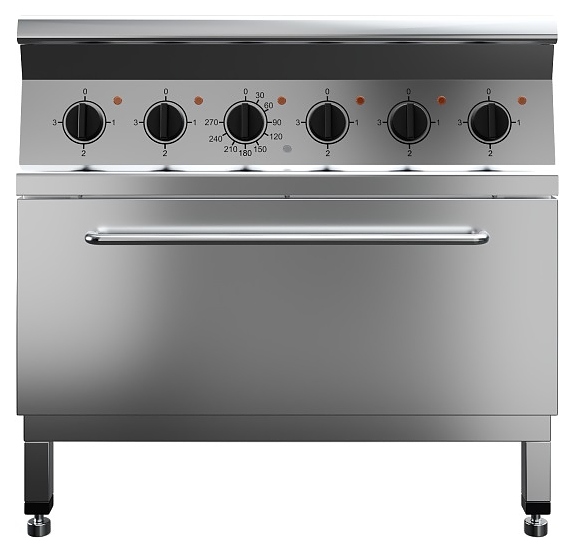 Плита электрическая Rada P9Q4/FP с жарочным шкафом