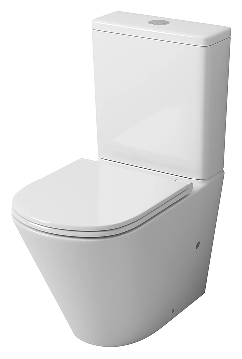 Унитаз напольный Grossman GR-4450S сиденье с микролифтом, белый