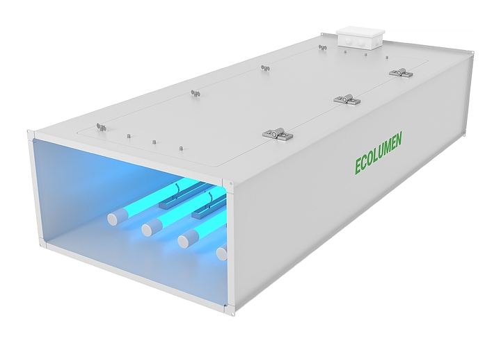 Секция бактерицидной обработки ECOLUMEN УФ-ОВК-70-30(20).150
