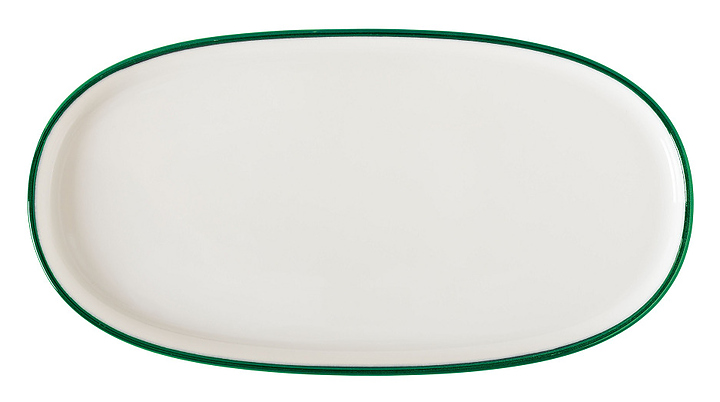 Блюдо для подачи Bonna Линеа Зеленый Хюгге 77541 210х100 мм