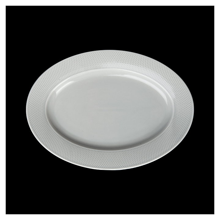 Блюдо сервировочное Corone Rosenthal XSY3801 25,5х18 см (фарфор) овальное голубое