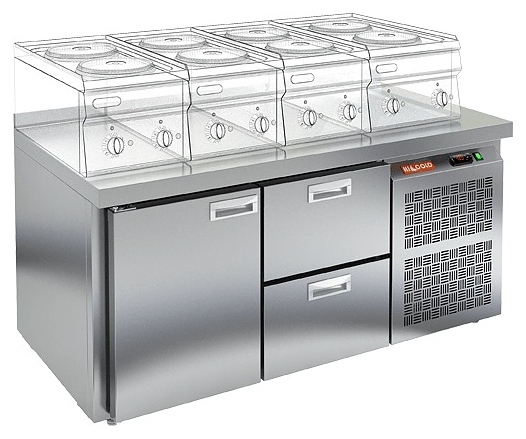 Стол морозильный HICOLD GN 12 BR2 BT LT