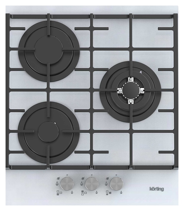 Варочная панель газовая Korting HGG 4825 CTW белая