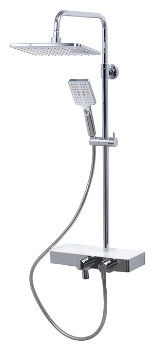Душевая система с термостатическим смесителем Wasserkraft A11301 Thermo хром