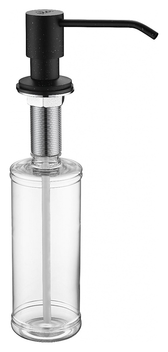 Дозатор для жидкого мыла Paulmark Rein D002-418 черный металлик