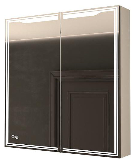 Шкаф зеркальный Art&Max Merano AM-Mer-900-800-1D-L-DS-F 90х80 см левый