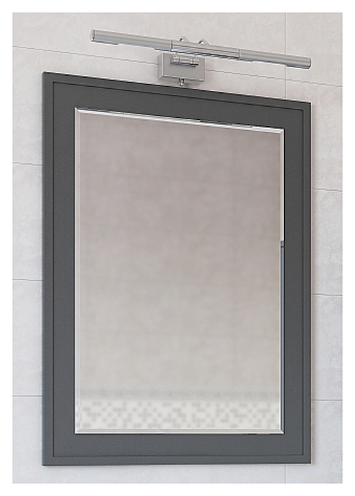 Зеркало Sanflor Модена 75 см серое