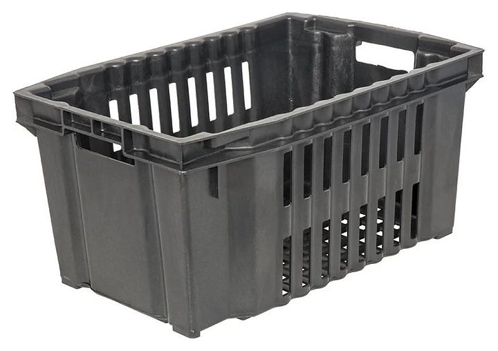 Ящик для овощей и фруктов ТАРА.РУ 105 540х360х260 мм черный