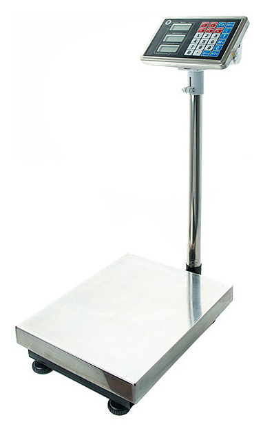 Торговые весы Foodatlas ВТН-100 100кг/20гр напольные, нержавеющая сталь