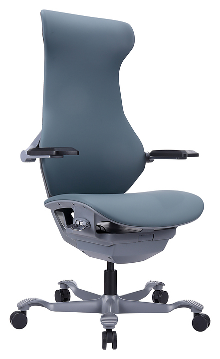 Кресло Everprof Atom экокожа, серое