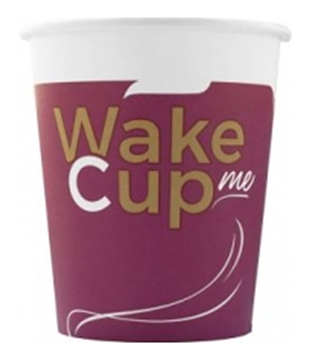 Стакан бумажный Формация 250 мл WakeMeCup (1500шт.)