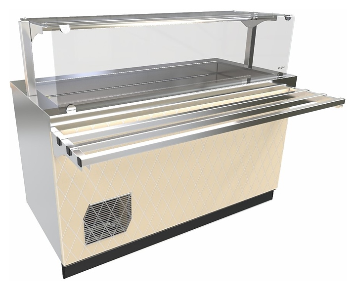 Прилавок-витрина холодильный Abat Сэйла ПВВ(Н)-70Е-01-НШ ромб