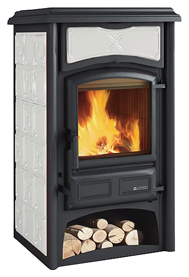 Дровяная печь-камин La Nordica Gisella белая