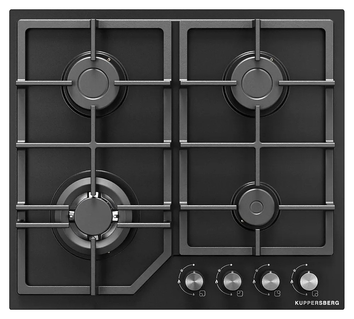 Варочная панель газовая Kuppersberg TS 68 B черная
