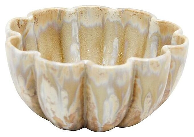 Салатник P.L. Proff Cuisine Pearl Shell Frutti di Mare QB23042003 450 мл d=14 см h=7 см (керамика)