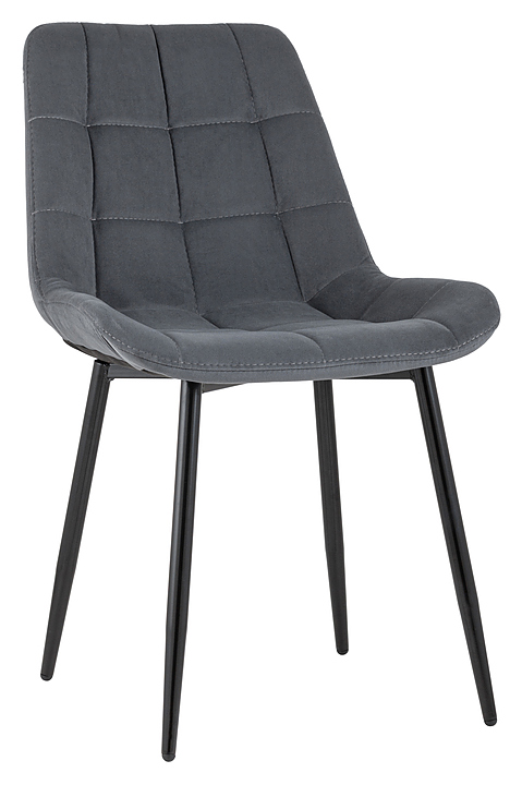 Стул Stool Group Флекс велюр тёмно-серый