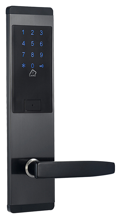 Замок электронный OZLOCKS HL-F16/SM/MF Mifare Smart черный