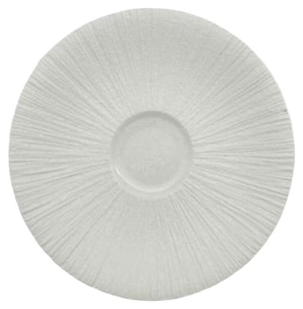 Блюдце чайное P.L. Proff Cuisine Frost White Moon ZA0647-6.5-AR-ME d=16,5 см h=2 см (фарфор) белое