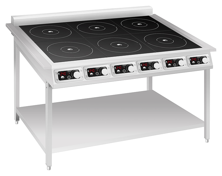 Плита индукционная INDOKOR IN3500-6PRO линия 900 на подставке