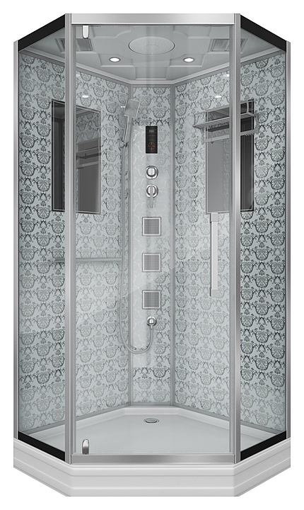 Кабина душевая Niagara NG-7717W 100х100х215 см