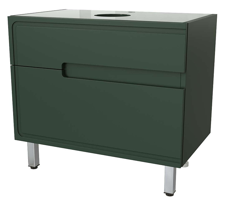 Тумба под столешницу Taliente Cevia TA-MBC-80PS-grigio verde 79.3х48.6х56 см зеленый