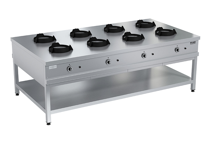 Вок-станция газовая Вулкан KSW 08 8795 WOK