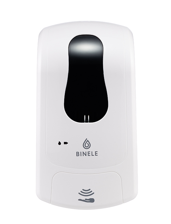Диспенсер для жидкого мыла BINELE iSoap DE22BW картриджный сенсорный, белый