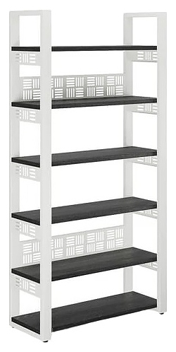 Стеллаж открытый КОБОР SO6-120/36 aluminum/wood