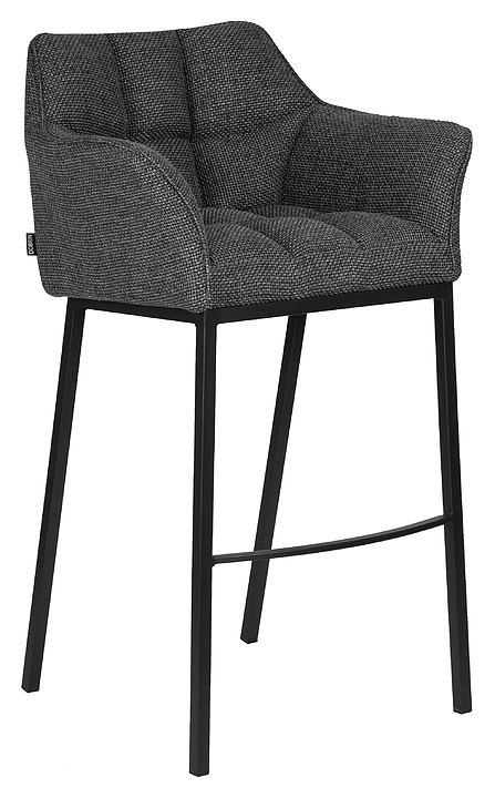 Стул барный DOBRIN 1406-LMN LUCAS (серый, черный)
