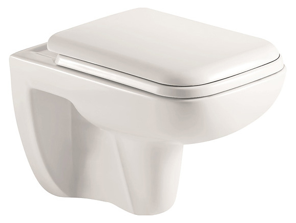 Унитаз подвесной с сиденьем Azario PAVIA AZ2005, фаянс