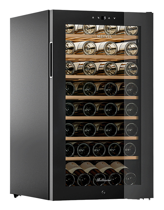 Винный шкаф MEYVEL MV52-KBF1 130 л 480х575х850 мм черный