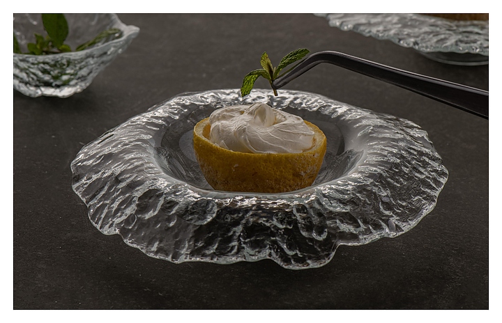 Тарелка для пасты ArdaCam Io ARD 2276.1 d=25 см h=5 см (стекло)