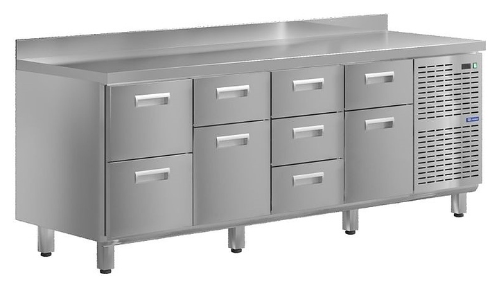 Стол холодильный KAYMAN КСХ-2434/70 (9 ящиков)