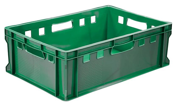 Ящик для мяса ТАРА.РУ 207-P 600х400х200 мм зеленый