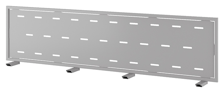 Верхний экран-перегородка КОБОР EV1-180 aluminum/premium (металл)