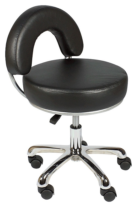 Стул мастера МЭДИСОН МД-2118 низкий, черный матовый