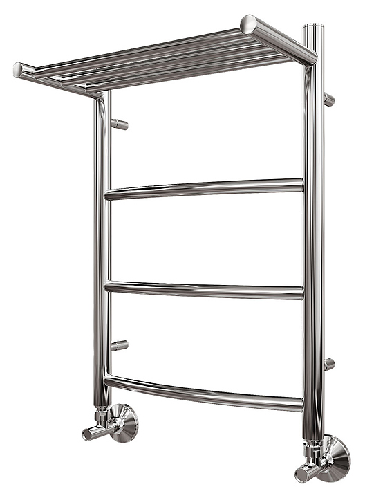 Полотенцесушитель водяной Point Афина PN04146P П3 400x600 с полкой, хром