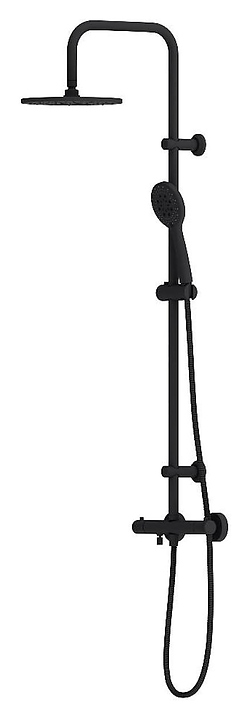 Стойка душевая с термостатом Dorff New plus D0710522 черная