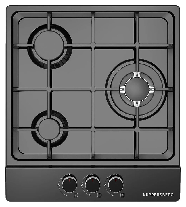 Варочная панель газовая Kuppersberg FS 40 B черная эмаль
